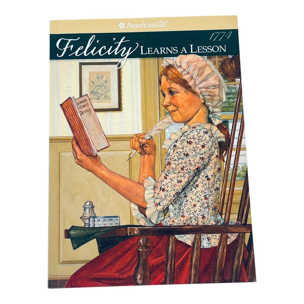 American Girl Felicity Learns Lesson Book Pleasant Co Childrens Paperback Story